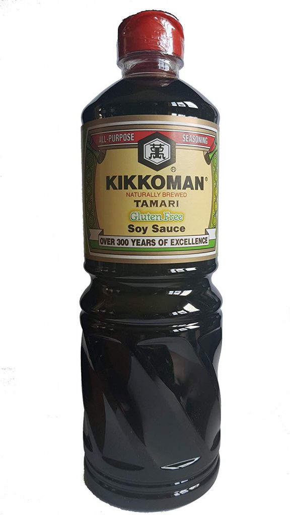 Kikkoman Tamari sin gluten salsa de soja